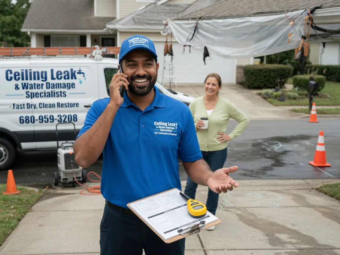 Ceiling Leak Cleanup Terrell, NC FAQs